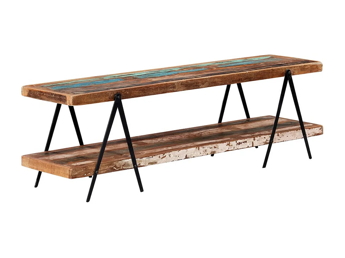 Ronir  Tv-meubel 160x40x50 cm massief gerecycled hout