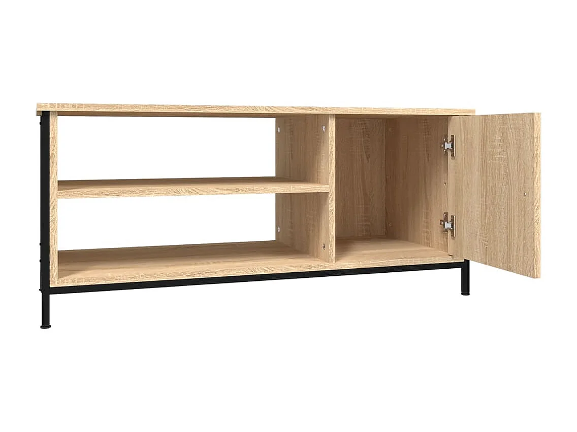 Einar  Meuble TV chêne sonoma 100x40x45 cm bois d'ingénierie