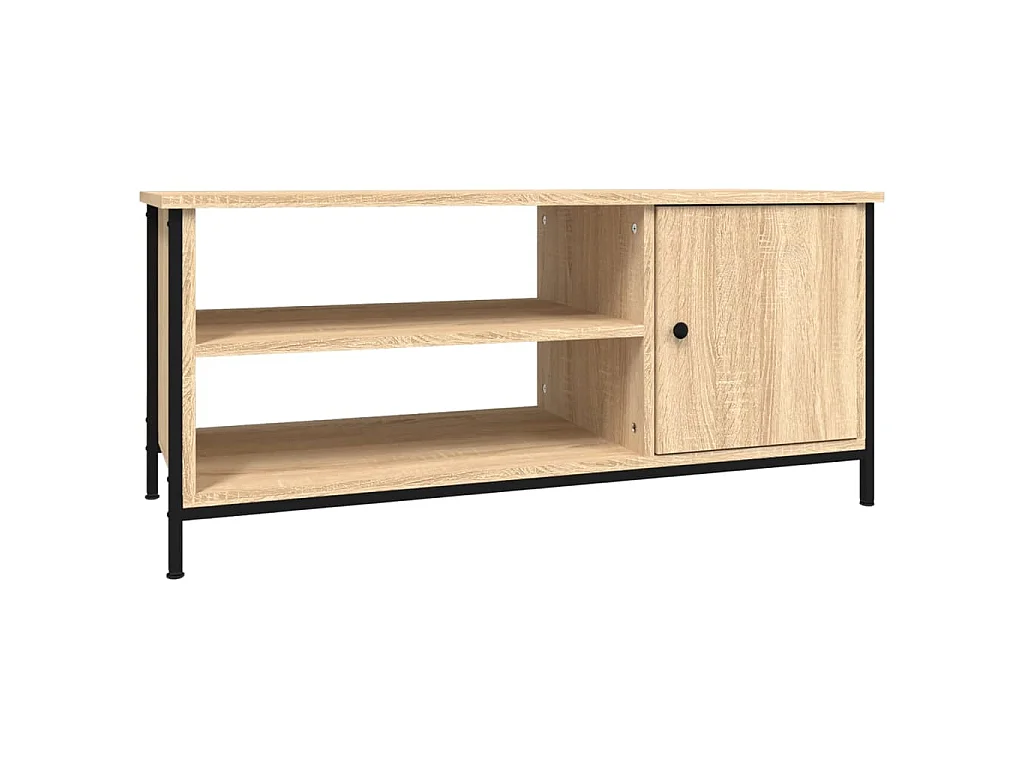Einar  Meuble TV chêne sonoma 100x40x45 cm bois d'ingénierie