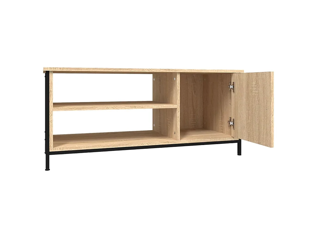 Einar  Meuble TV chêne sonoma 100x40x45 cm bois d'ingénierie