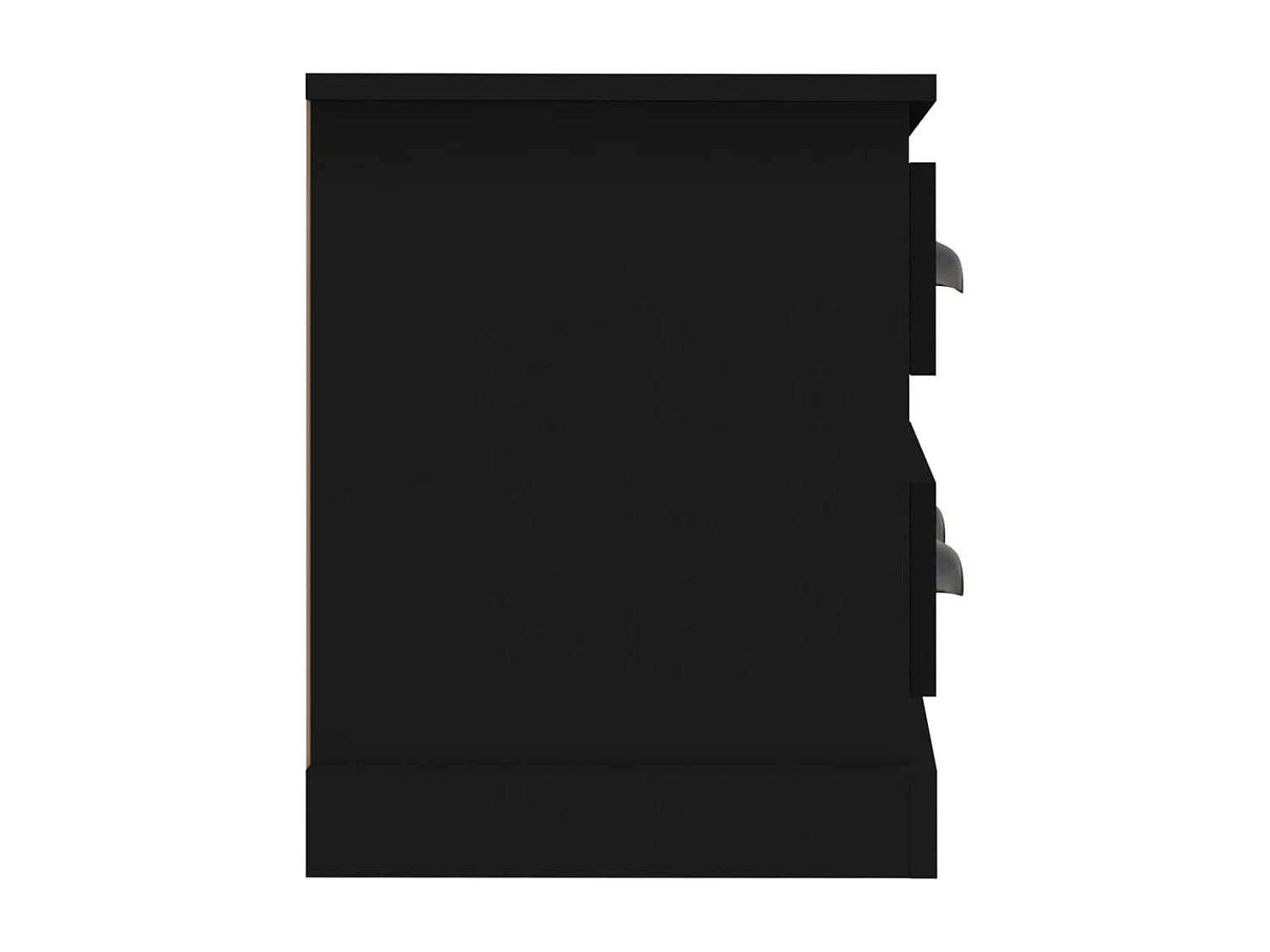 Joeri  Meuble TV noir 100x35,5x45 cm bois d'ingénierie