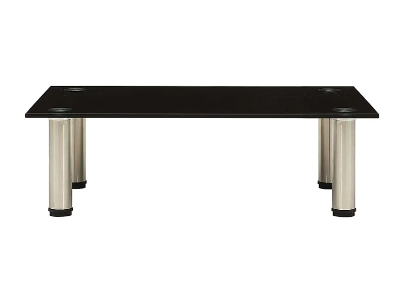 Élie  Tv-meubel 60x35x17 cm gehard glas zwart