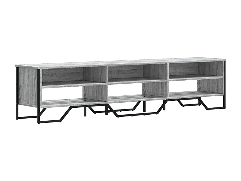 Zylar  Tv-meubel 180x34x41 cm bewerkt hout grijs sonoma eikenkleurig