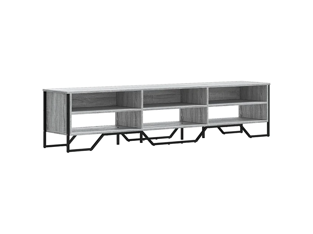 Zylar  Meuble TV sonoma gris 180x34x41 cm bois d'ingénierie