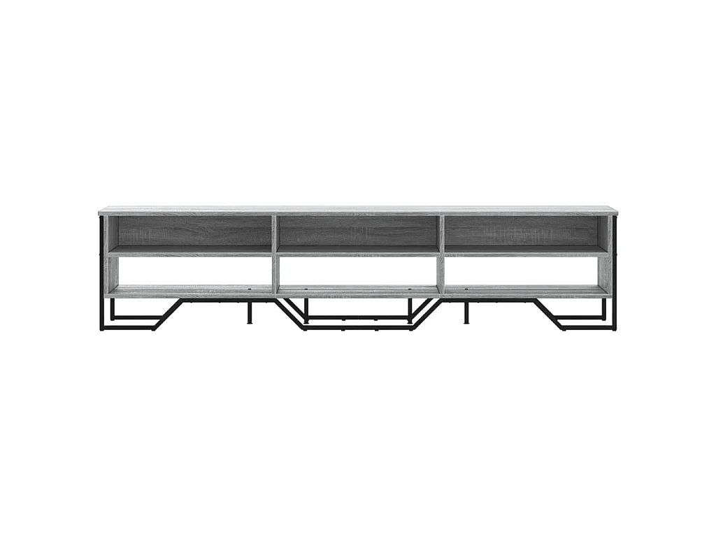 Zylar  Meuble TV sonoma gris 180x34x41 cm bois d'ingénierie