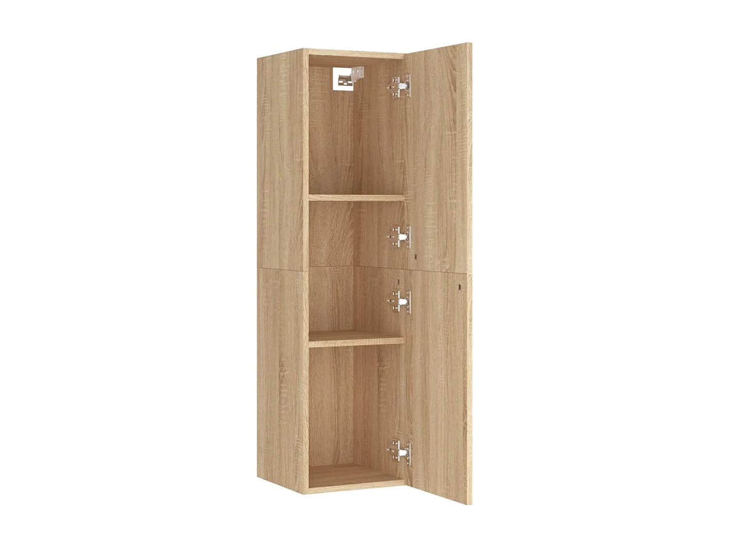 Hoeselt  Meuble TV Chêne sonoma 30,5x30x110 cm Bois d’ingénierie