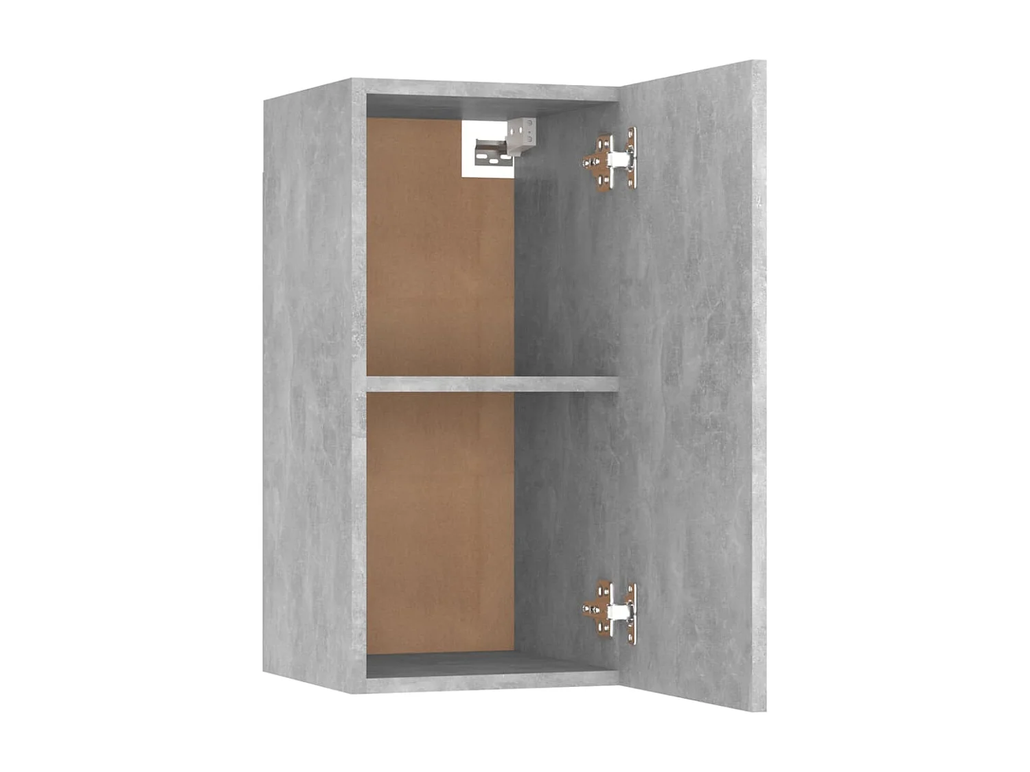 Hoeselt  Meuble TV Gris béton 30,5x30x60 cm Bois d’ingénierie