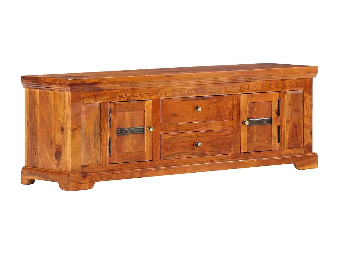 Garden Furniture -  Meuble TV 119x30x40 cm Bois d'acacia massif