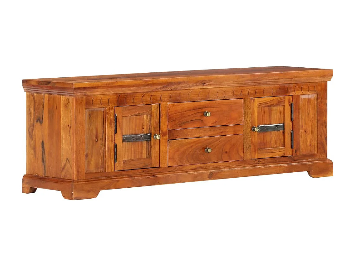 Garden Furniture -  Meuble TV 119x30x40 cm Bois d'acacia massif