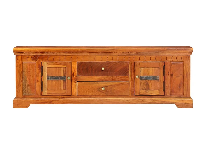 Garden Furniture -  Meuble TV 119x30x40 cm Bois d'acacia massif
