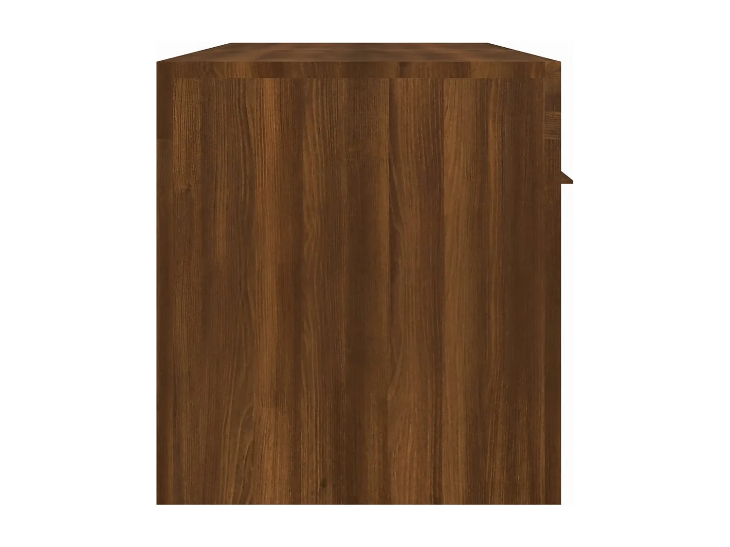 Hayo  Mueble de TV con luces LED marrón roble 140x36,5x40 cm