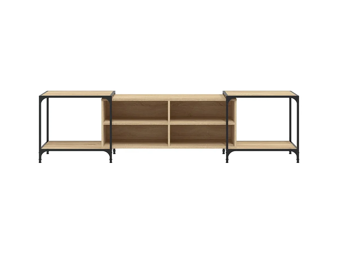 Celorna  Meuble TV chêne sonoma 203x37x50 cm bois d'ingénierie