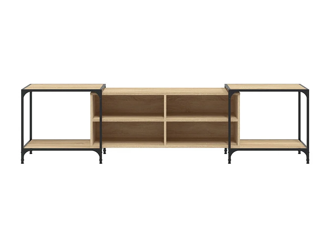 Celorna  Tv-meubel 203x37x50 cm bewerkt hout sonoma eikenkleurig