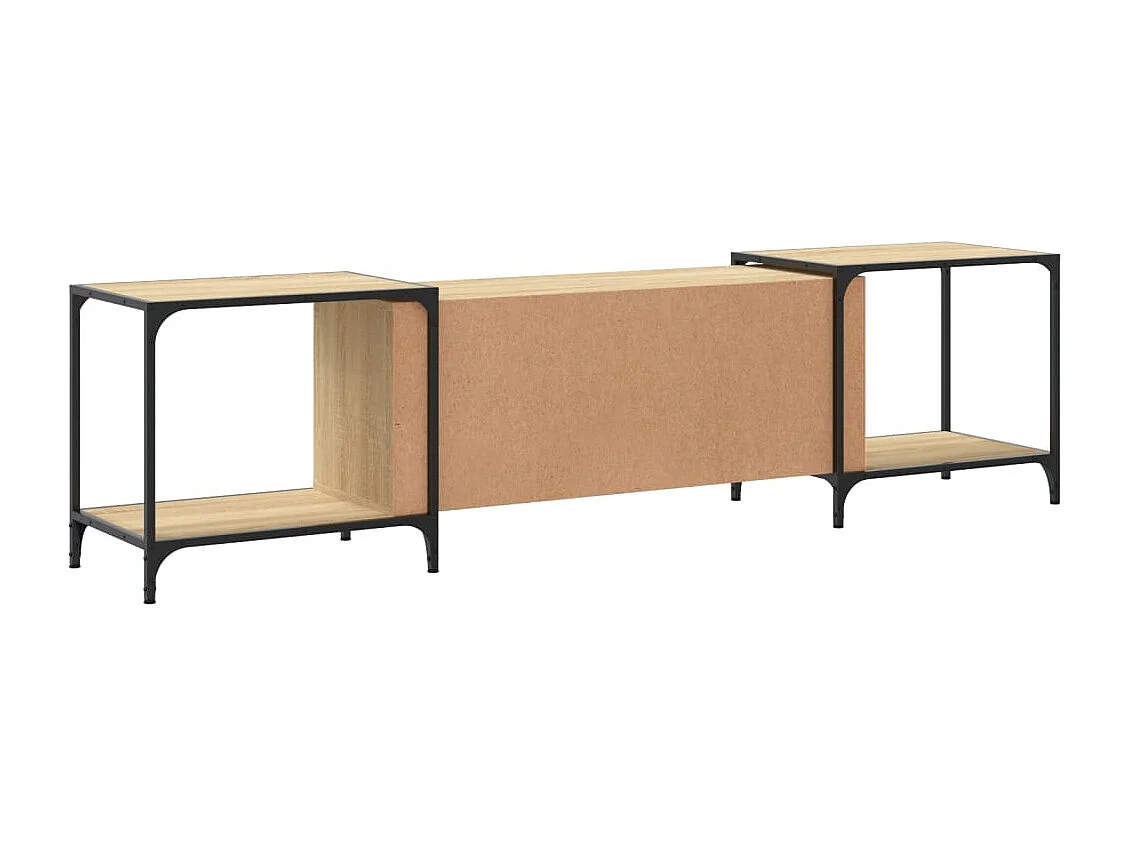 Celorna  Tv-meubel 203x37x50 cm bewerkt hout sonoma eikenkleurig