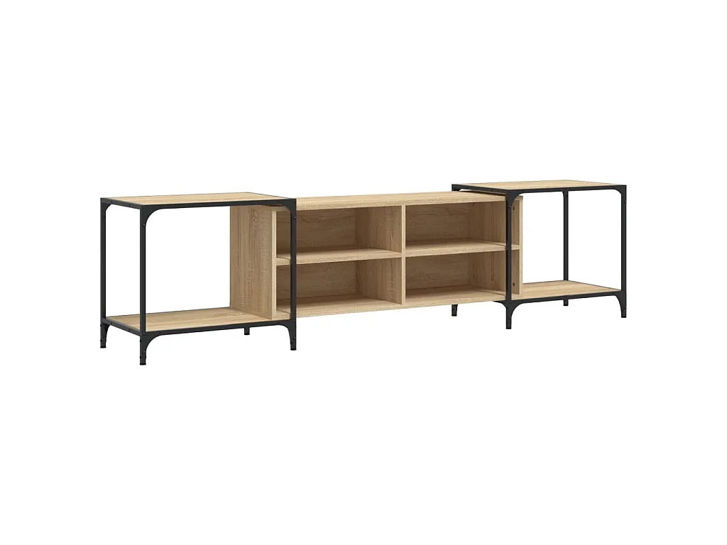 Celorna  Tv-meubel 203x37x50 cm bewerkt hout sonoma eikenkleurig
