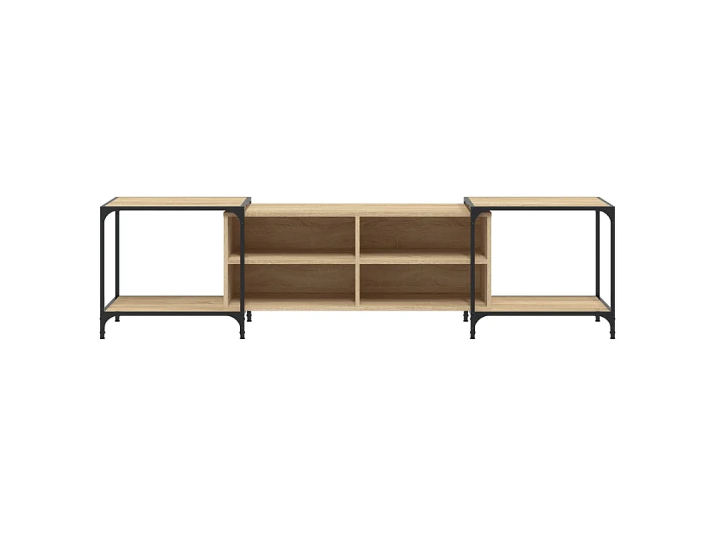 Celorna  Tv-meubel 203x37x50 cm bewerkt hout sonoma eikenkleurig