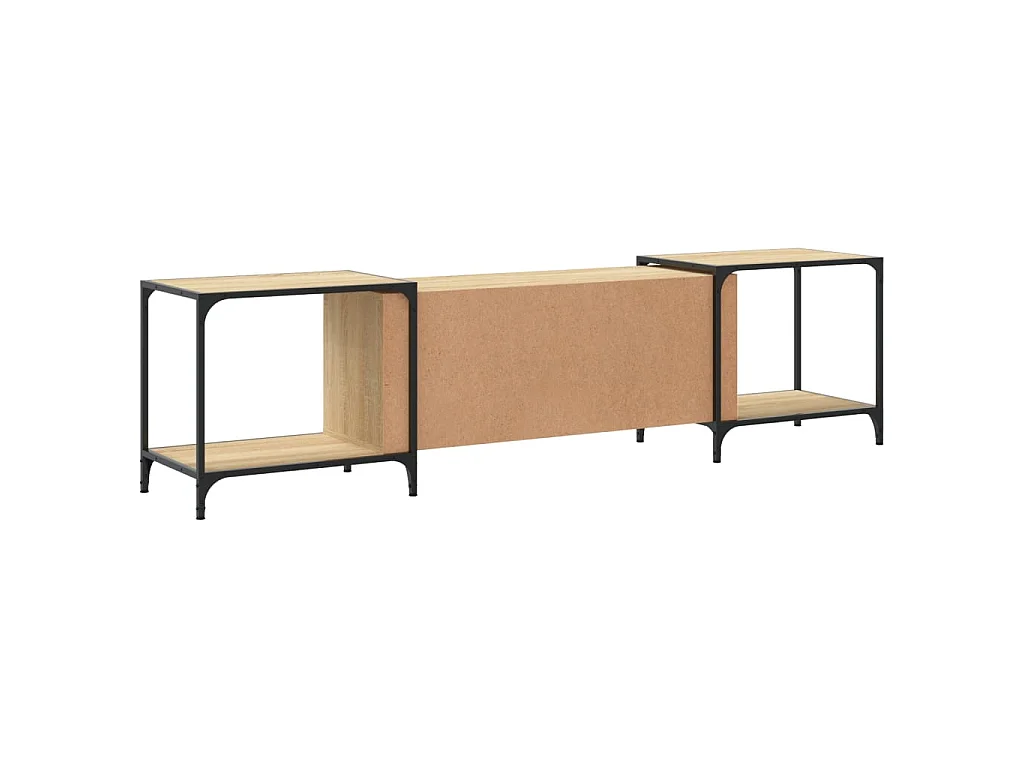 Celorna  Tv-meubel 203x37x50 cm bewerkt hout sonoma eikenkleurig