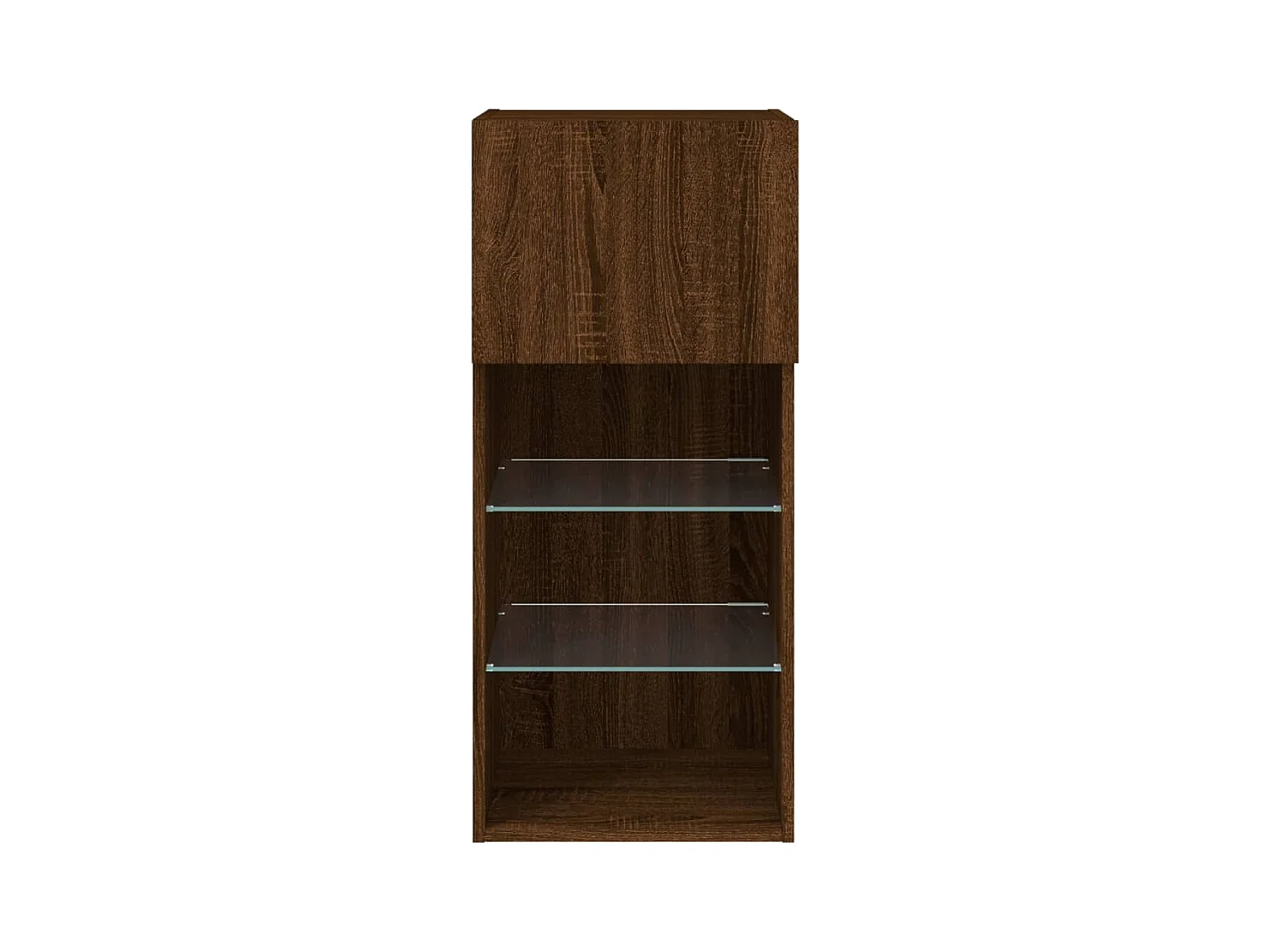 Almar  Tv-meubel met LED-verlichting 40,5x30x90 cm bruin eikenkleur