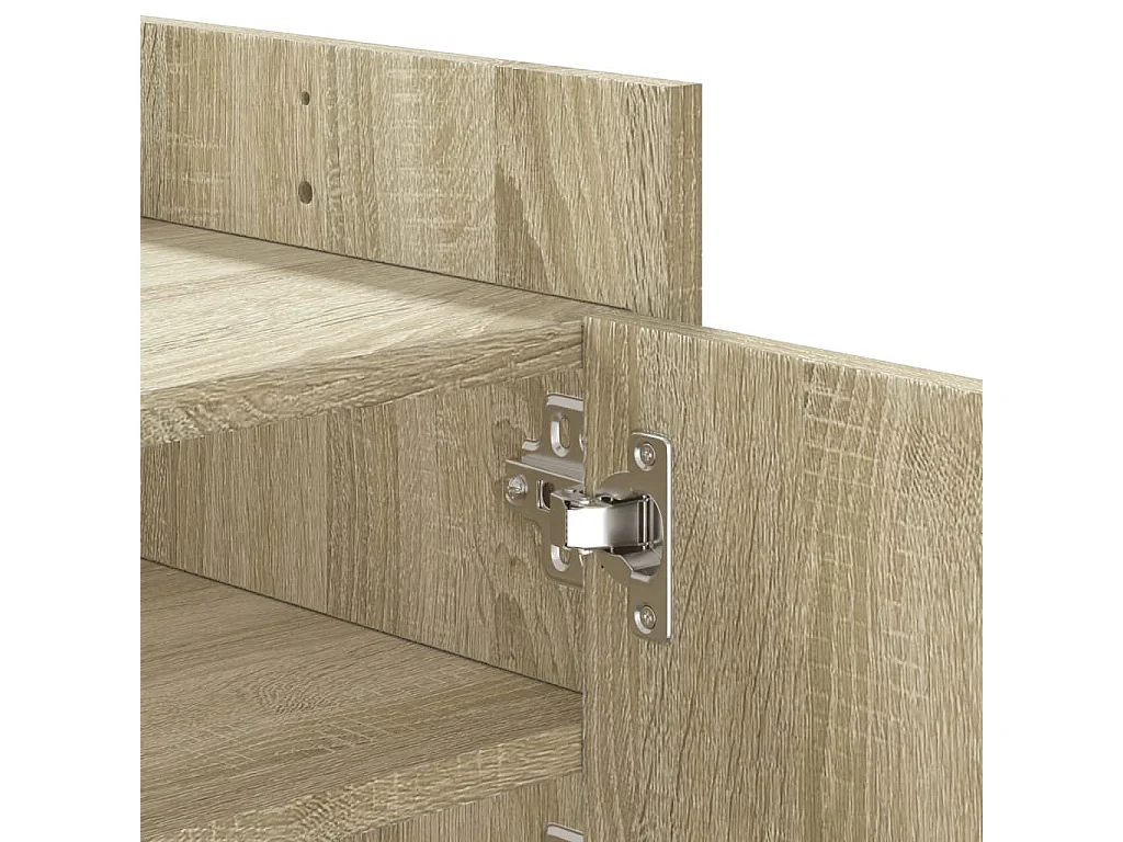 Nando  Meuble TV Chêne sonoma 100x35x40 cm Bois d'ingénierie