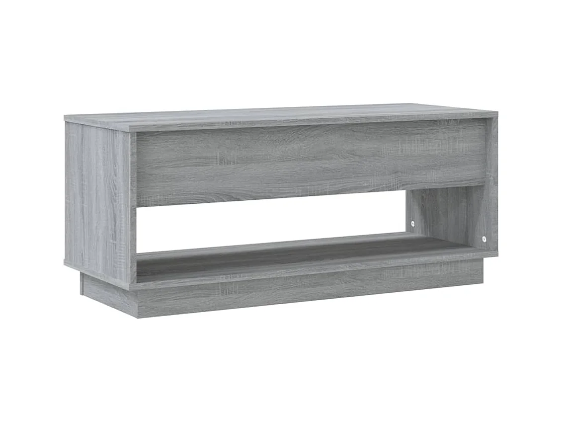Ilias  Meuble TV Sonoma gris 102x41x44 cm Bois d'ingénierie