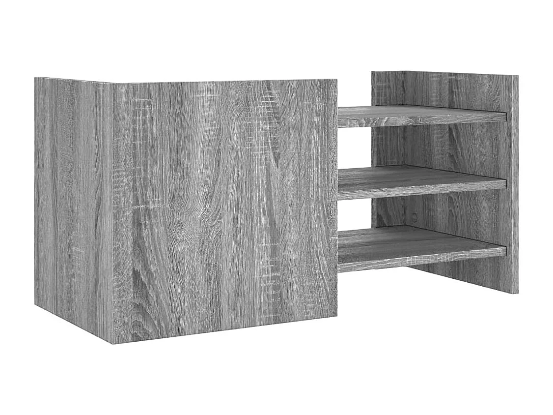Nando  Meuble TV sonoma gris 80x35x40 cm bois d'ingénierie