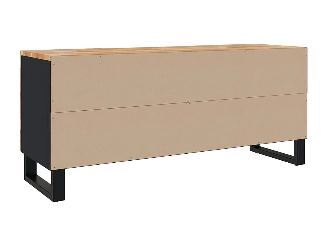Grimdun  Meuble TV 105x33x46 cm Bois d'acacia massif