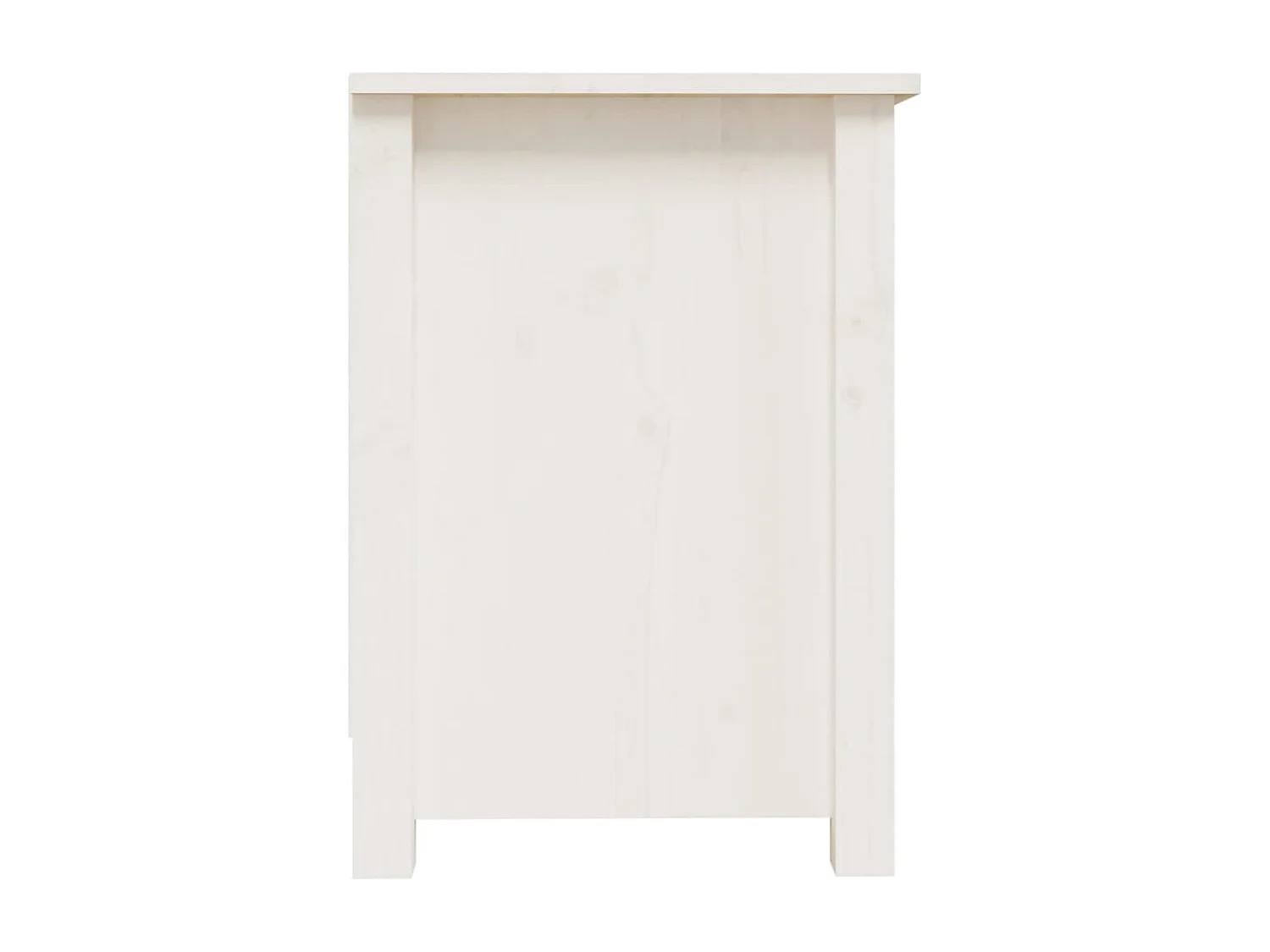 Jean-Gabriel  Tv-meubel 70x36,5x52 cm massief grenenhout wit