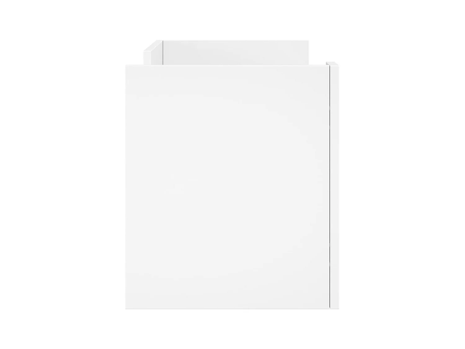 Nando  Mueble de TV madera de ingeniería blanco 80x35x40 cm