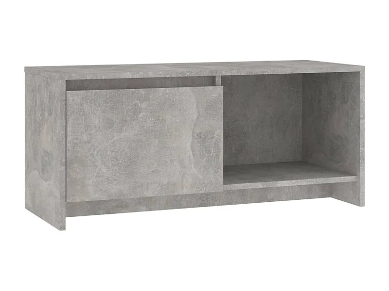 Bay Village  Tv-meubel 90x35x40 cm bewerkt hout betongrijs