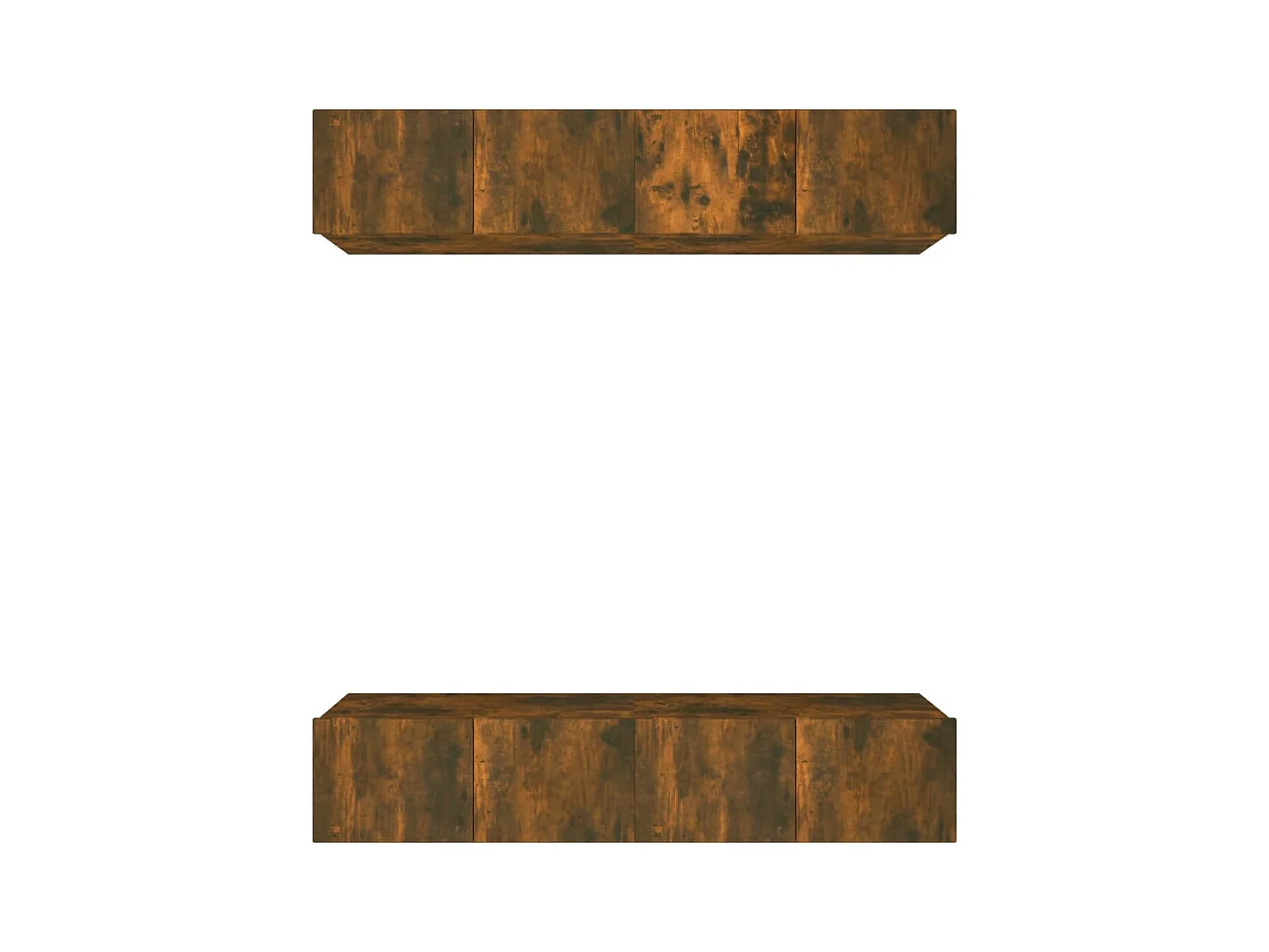 Assumption  Muebles TV 4 uds madera contrachapada roble ahumado 80x30x30 cm