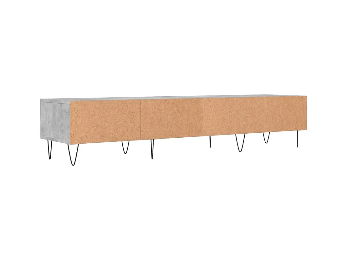 Eilve  Tv-meubel 150x36x30 cm bewerkt hout betongrijs