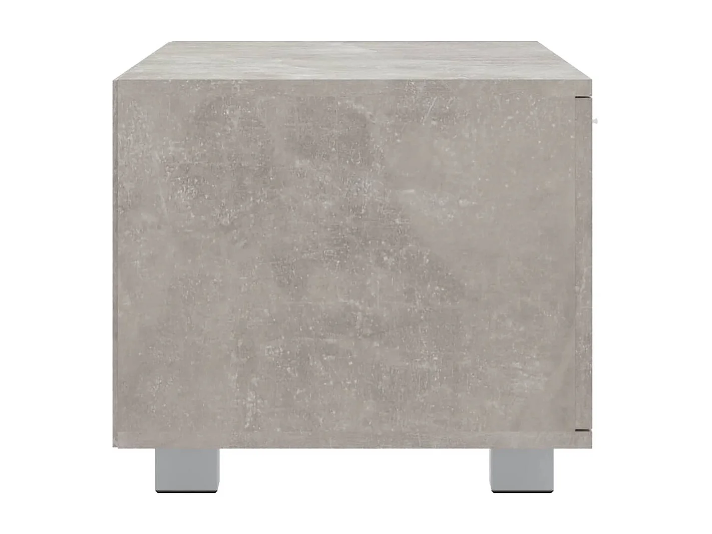 Stuarts Draft  Meuble TV Gris béton 120x40,5x35 cm Bois d'ingénierie