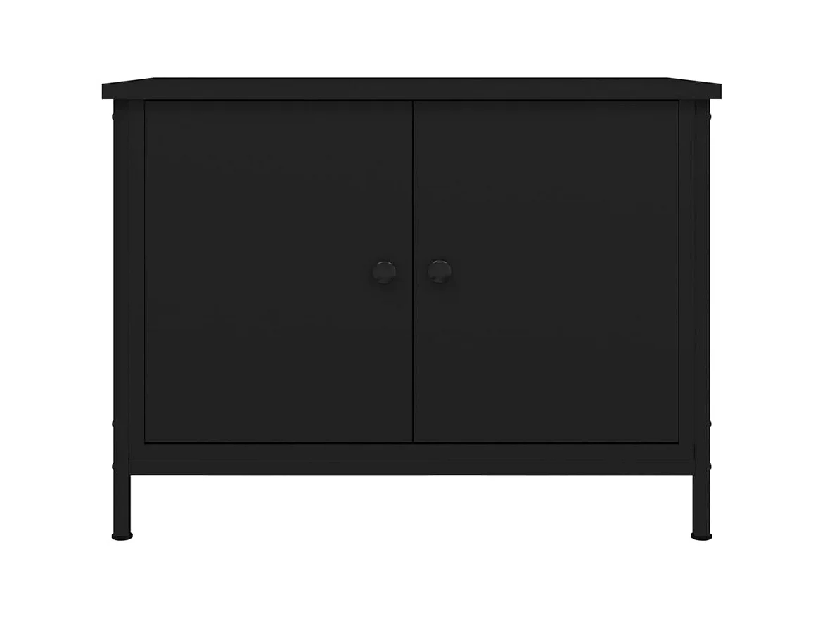 Ballyknockan  Mueble de TV con puertas madera contrachapada 60x35x45 cm