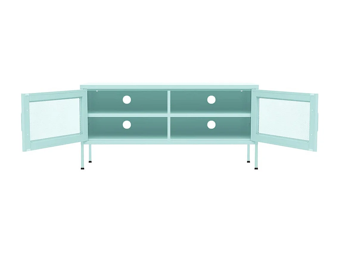 Jennica  Tv-meubel 105x35x50 cm staal mintkleurig