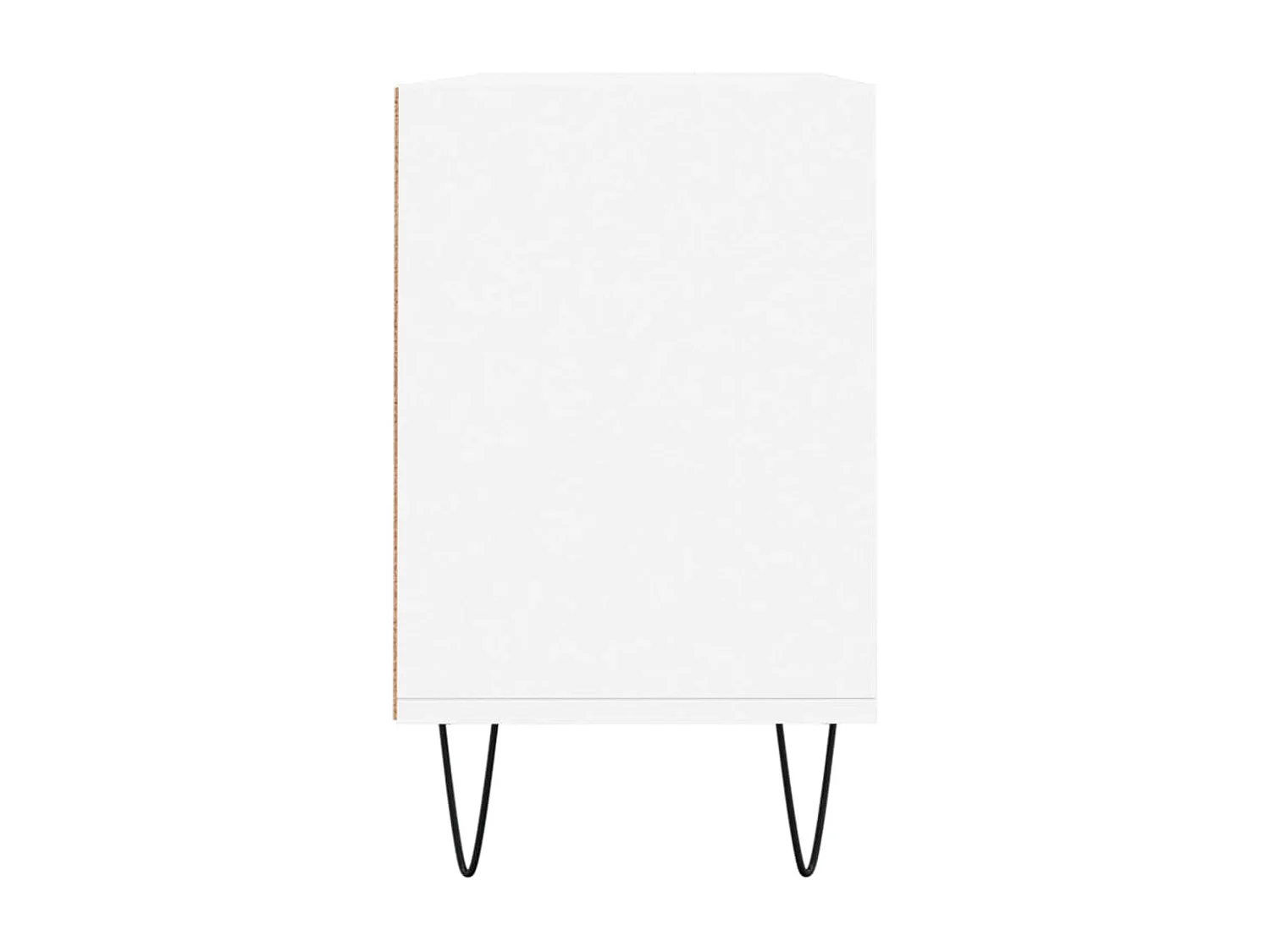 Cemre  Meuble TV blanc 103,5x30x50 cm bois d'ingénierie