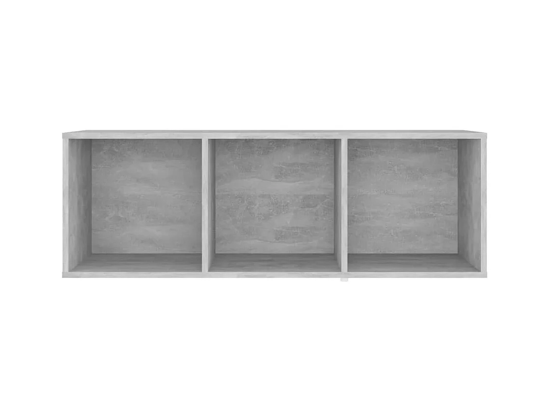 Garden Furniture -  Meubles TV 2 pcs Gris béton 107x35x37 cm Bois d'ingénierie