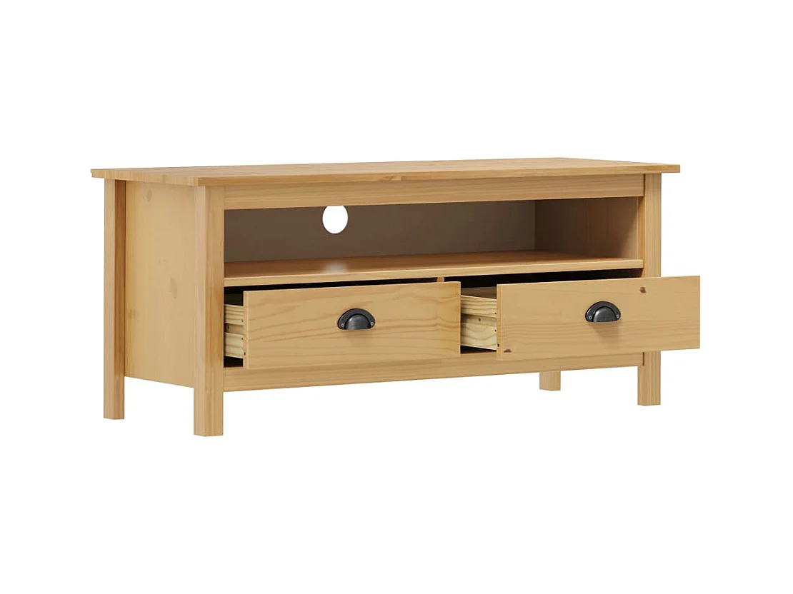 Heidi  Tv-meubel ll 110x40x47 cm grenenhout honingbruin