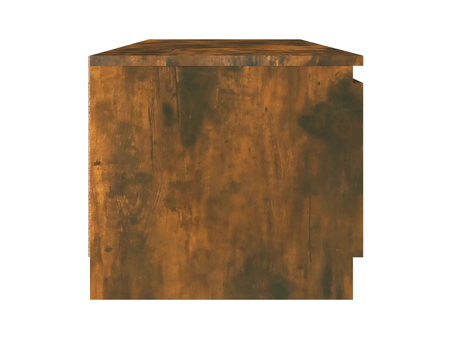 Kingman  Tv-meubel 140x40x35,5 cm bewerkt hout gerookt eikenkleurig