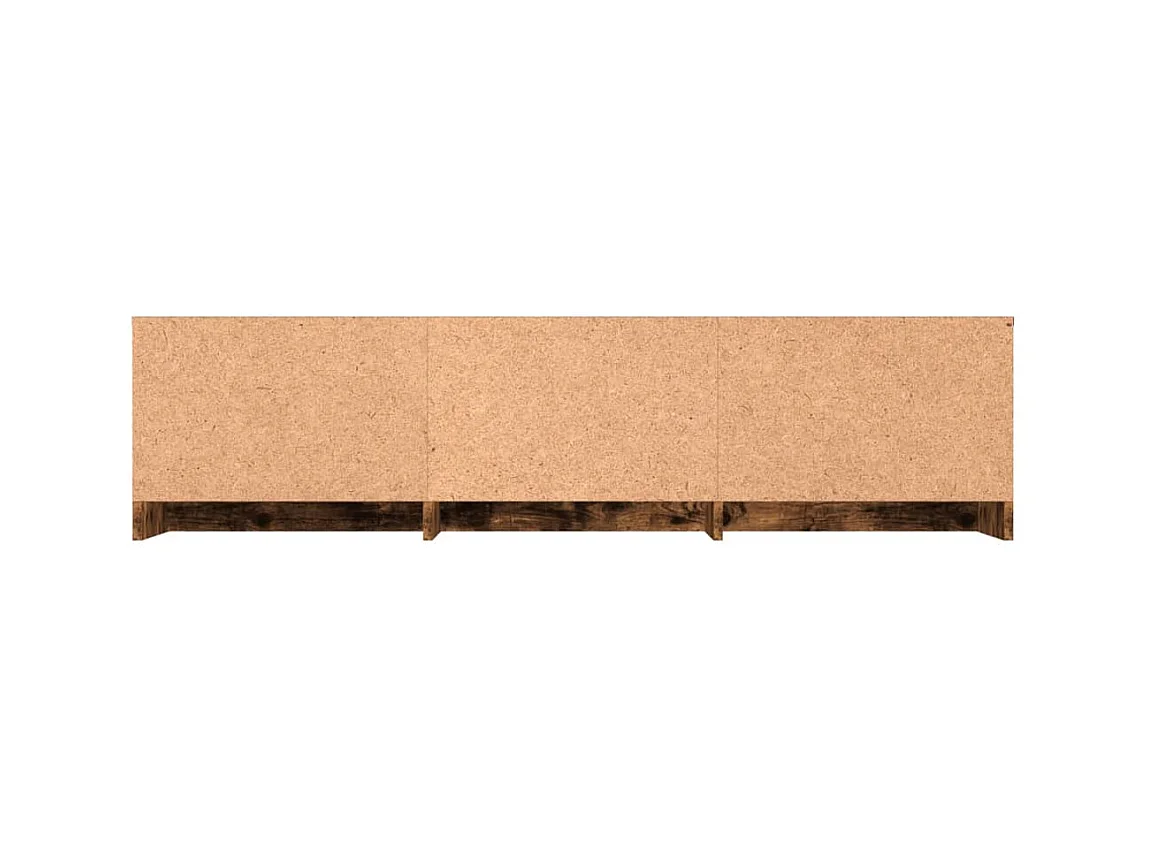 Kingman  Tv-meubel 140x40x35,5 cm bewerkt hout gerookt eikenkleurig