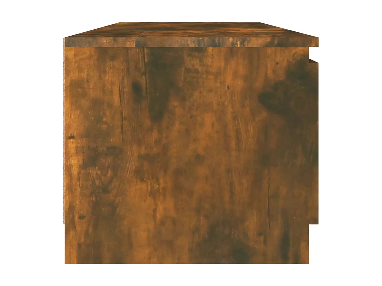 Kingman  Meuble TV Chêne fumé 140x40x35,5 cm Bois d'ingénierie