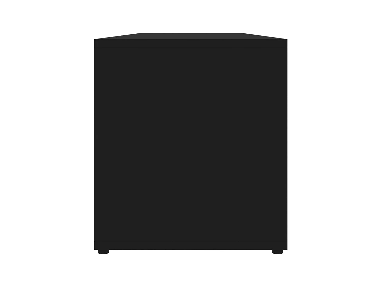 Steijn  Meuble TV Noir 120x34x37 cm Bois d’ingénierie