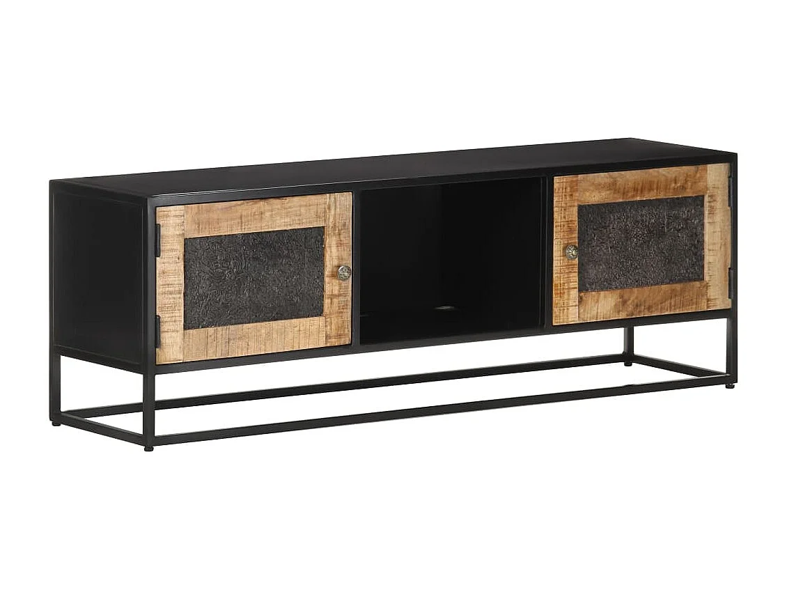 Eustis  Tv-meubel 120x30x40 cm ruw mangohout