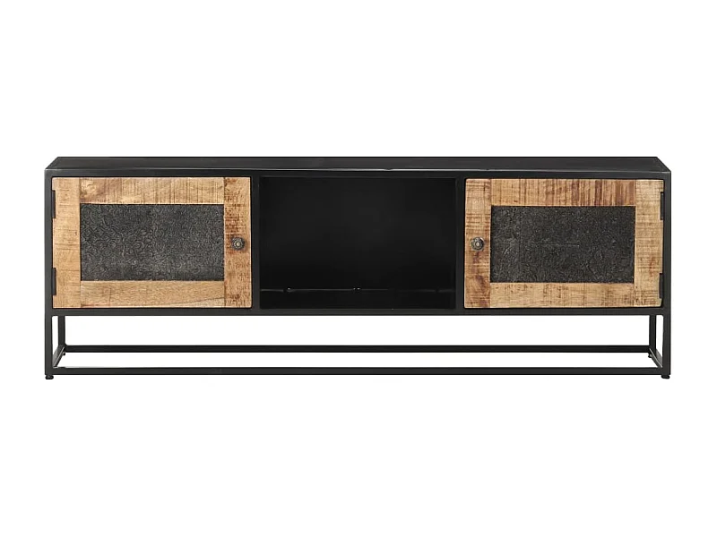 Eustis  Tv-meubel 120x30x40 cm ruw mangohout