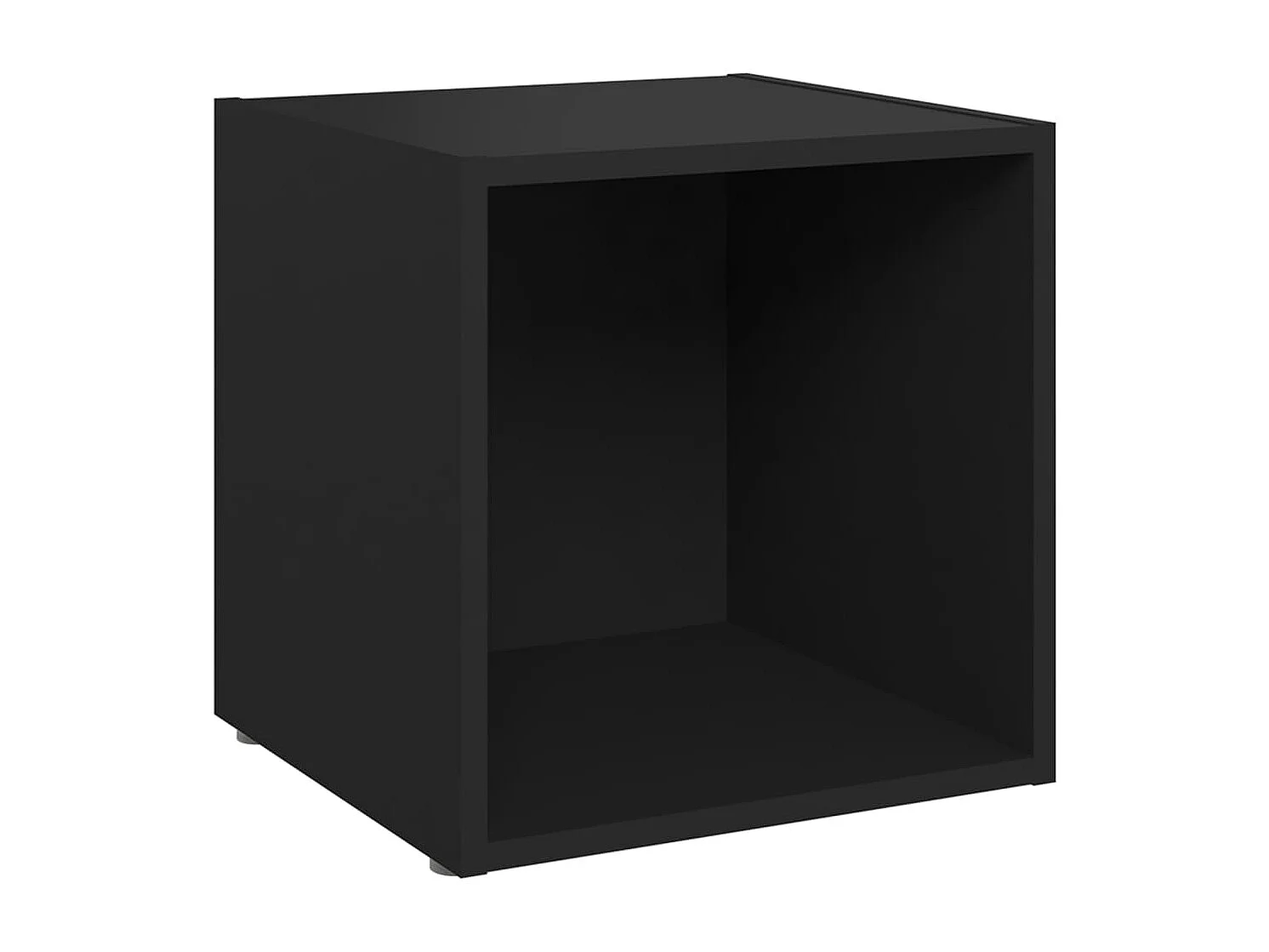 Cape Canaveral  Meubles TV 4 pcs noir 37x35x37 cm bois d’ingénierie
