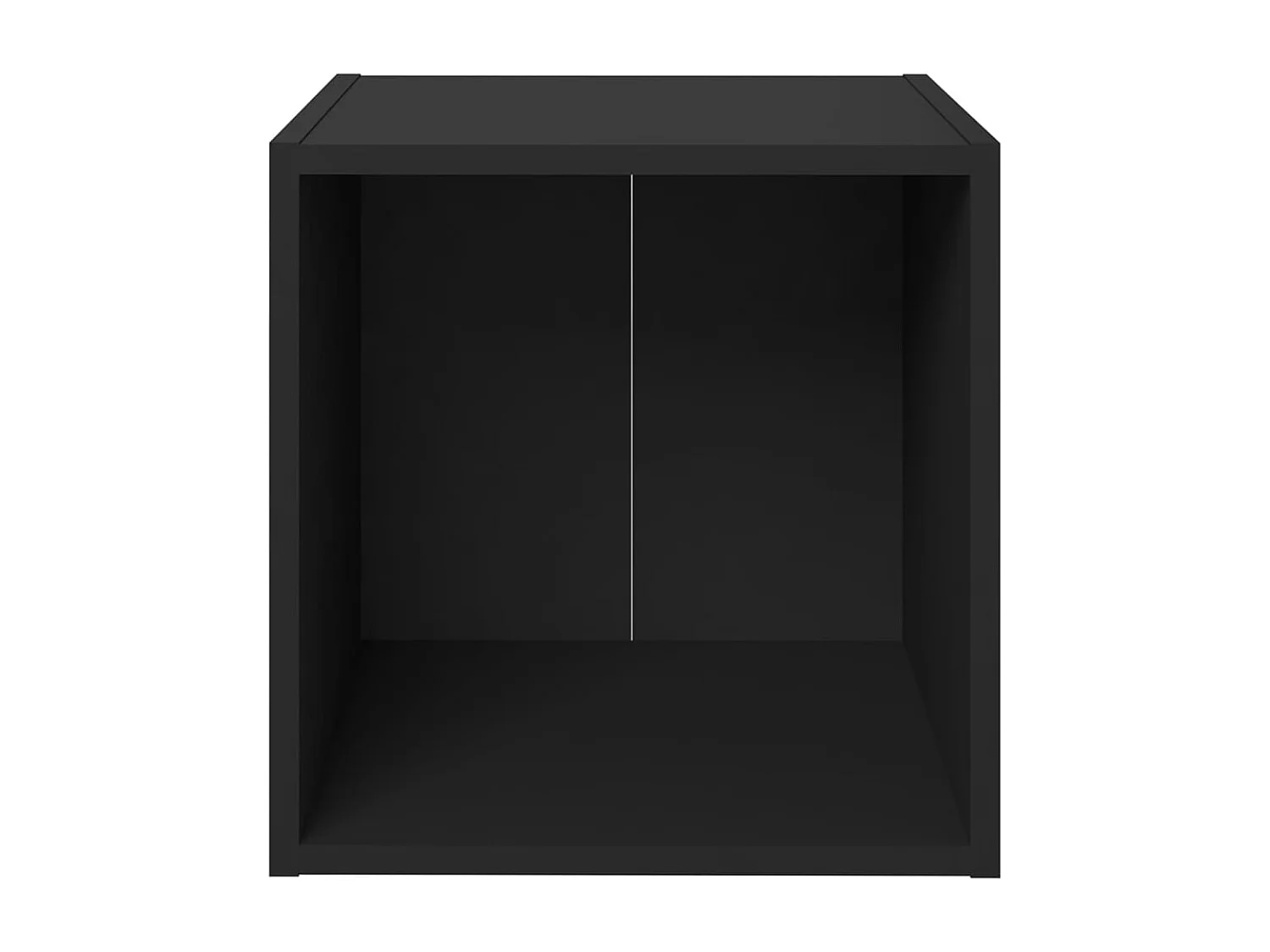 Cape Canaveral  Meubles TV 4 pcs noir 37x35x37 cm bois d’ingénierie