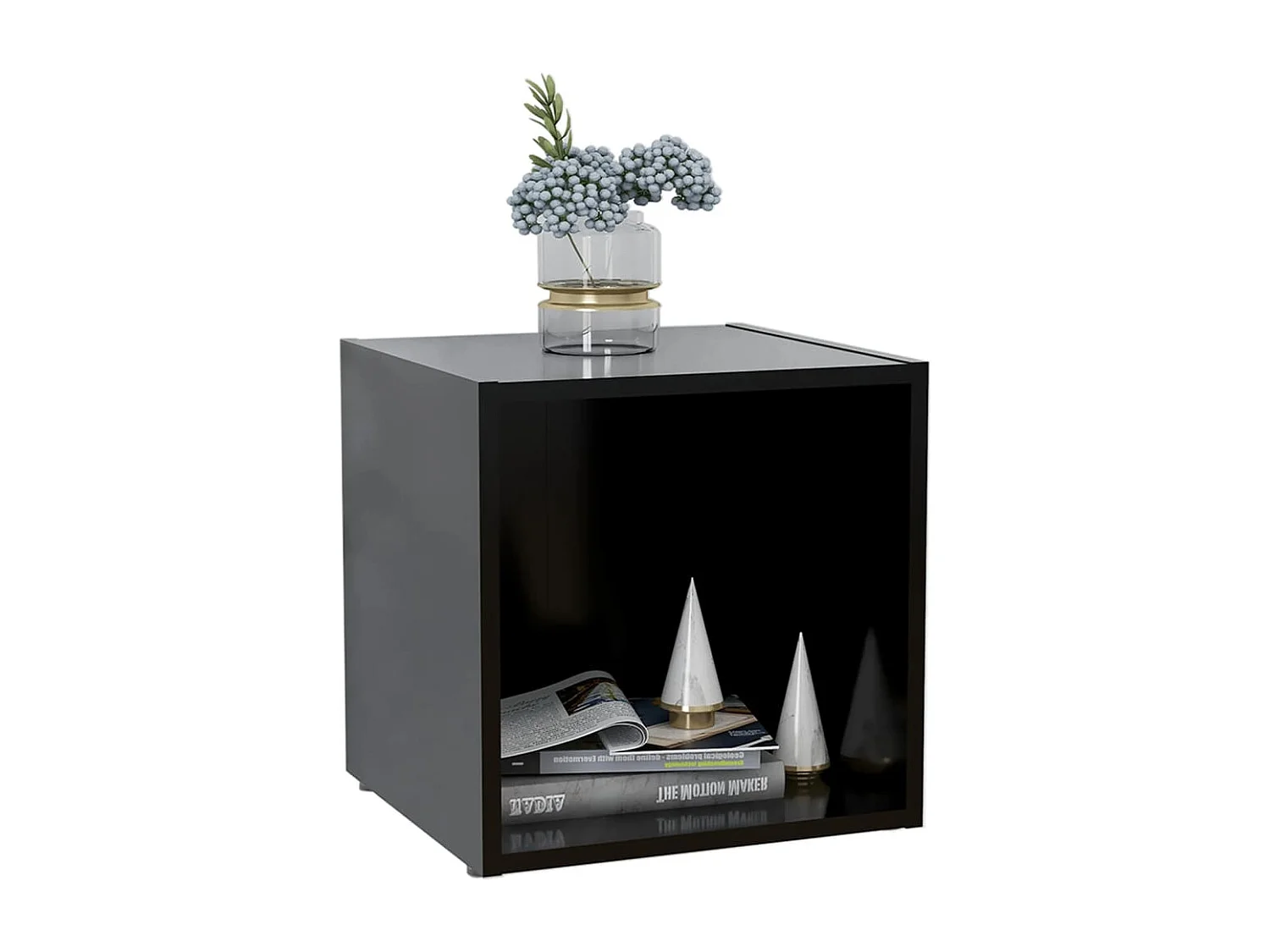 Cape Canaveral  Meubles TV 4 pcs noir 37x35x37 cm bois d’ingénierie