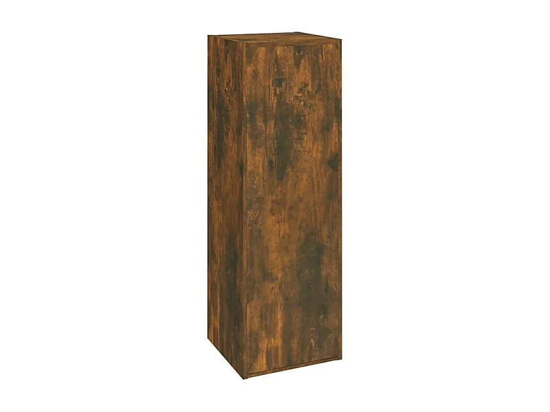 Hoeselt  Tv-meubel 30,5x30x90 cm bewerkt hout gerookt eikenkleur