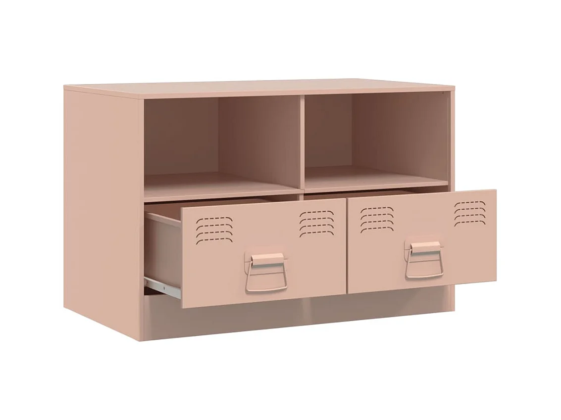 Amelie  Meuble TV rose 67x39x44 cm acier