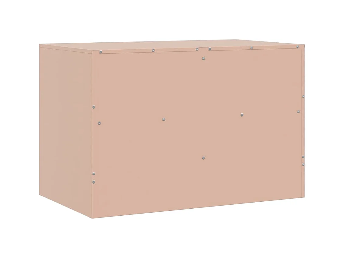 Amelie  Meuble TV rose 67x39x44 cm acier