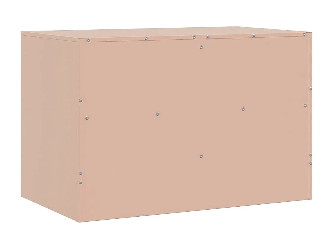 Amelie  Mueble para TV de acero rosa 67x39x44 cm